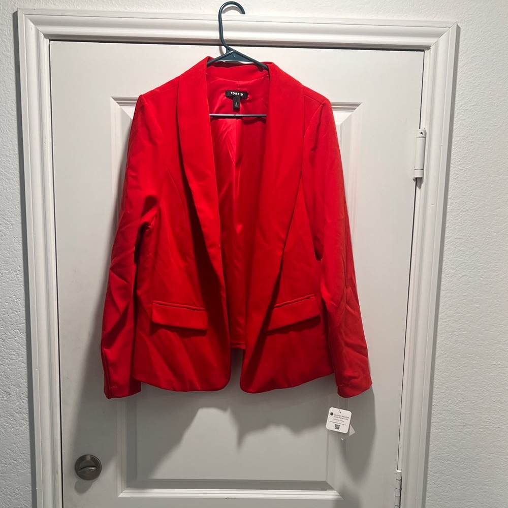 Torrid Vibrant Red Women's Blazer
